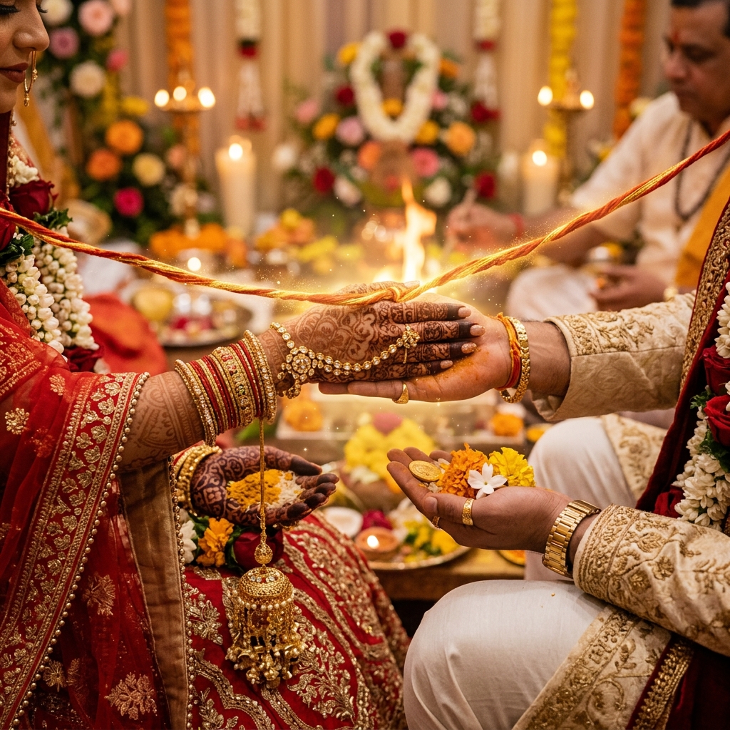 Traditional Indian Marriage Ceremony Union